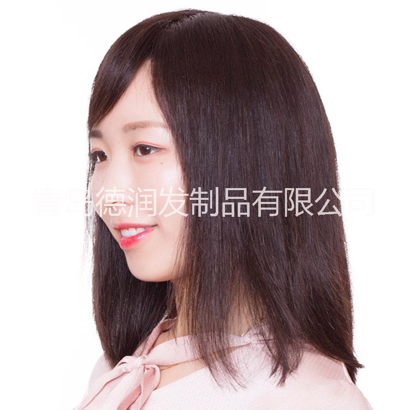 德潤(rùn) 長(zhǎng)直發(fā) 發(fā)套 中老年假發(fā) 真人發(fā)假發(fā) 遞針 逼真