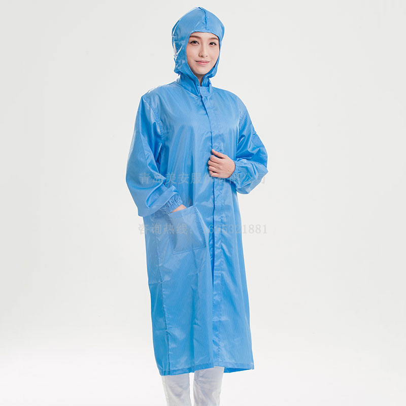 臨汾汽車維修用連帽防靜電服防塵服商家，美安世家