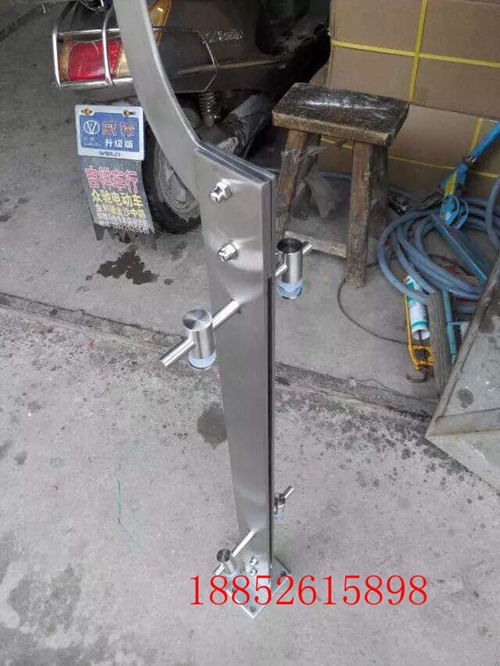 不銹鋼工程立柱 大*掛玻璃 家裝欄桿 304 不銹鋼樓梯立柱
