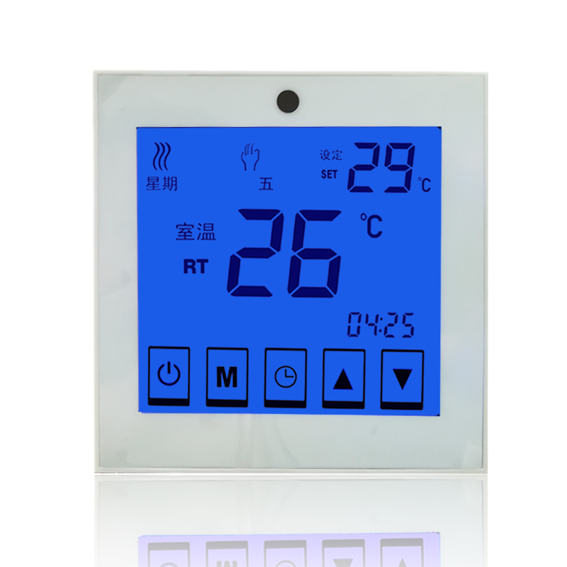 D902 電采暖觸摸屏液晶溫控器   D902電采暖開關(guān)觸屏液晶溫控器