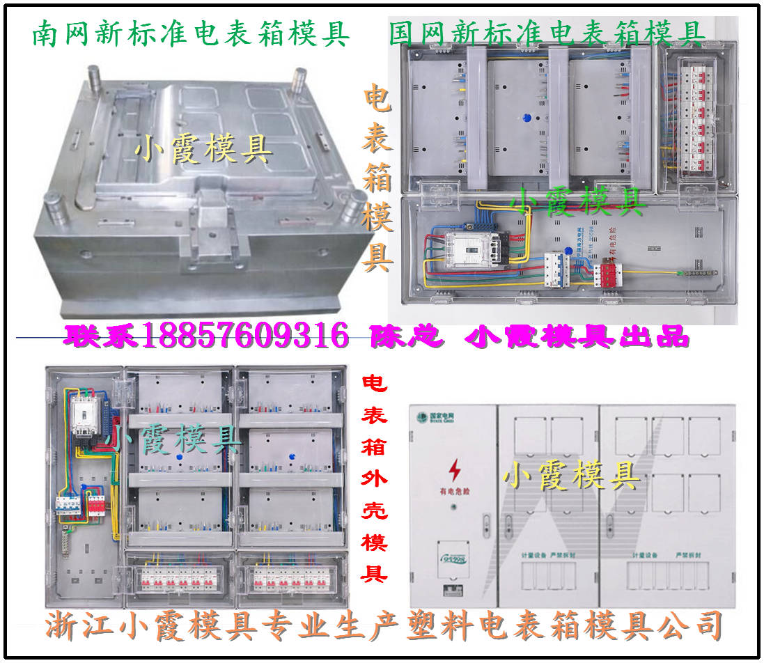 單相十二位電表箱外殼模具 三相十二位電表箱外殼模具