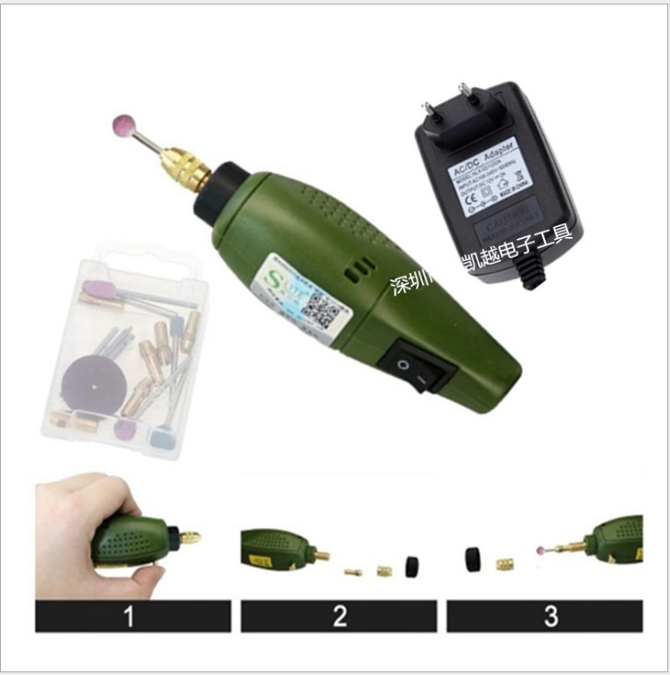 批發(fā)跨境熱銷電磨電鉆DIY雕刻迷你電動套裝飾品手工拋光工具 電磨電鉆 電磨電鉆廠家