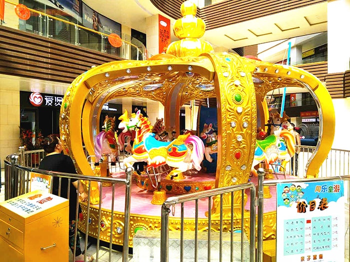 神童游樂 兒童游樂設(shè)備轉(zhuǎn)馬轉(zhuǎn)馬游樂設(shè)備廠家