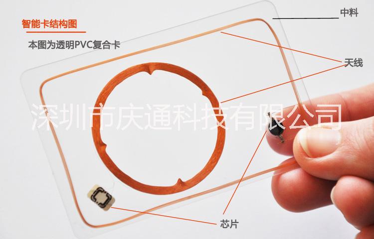 接觸4442芯片卡彩卡IC白卡會(huì)員卡智能門禁卡