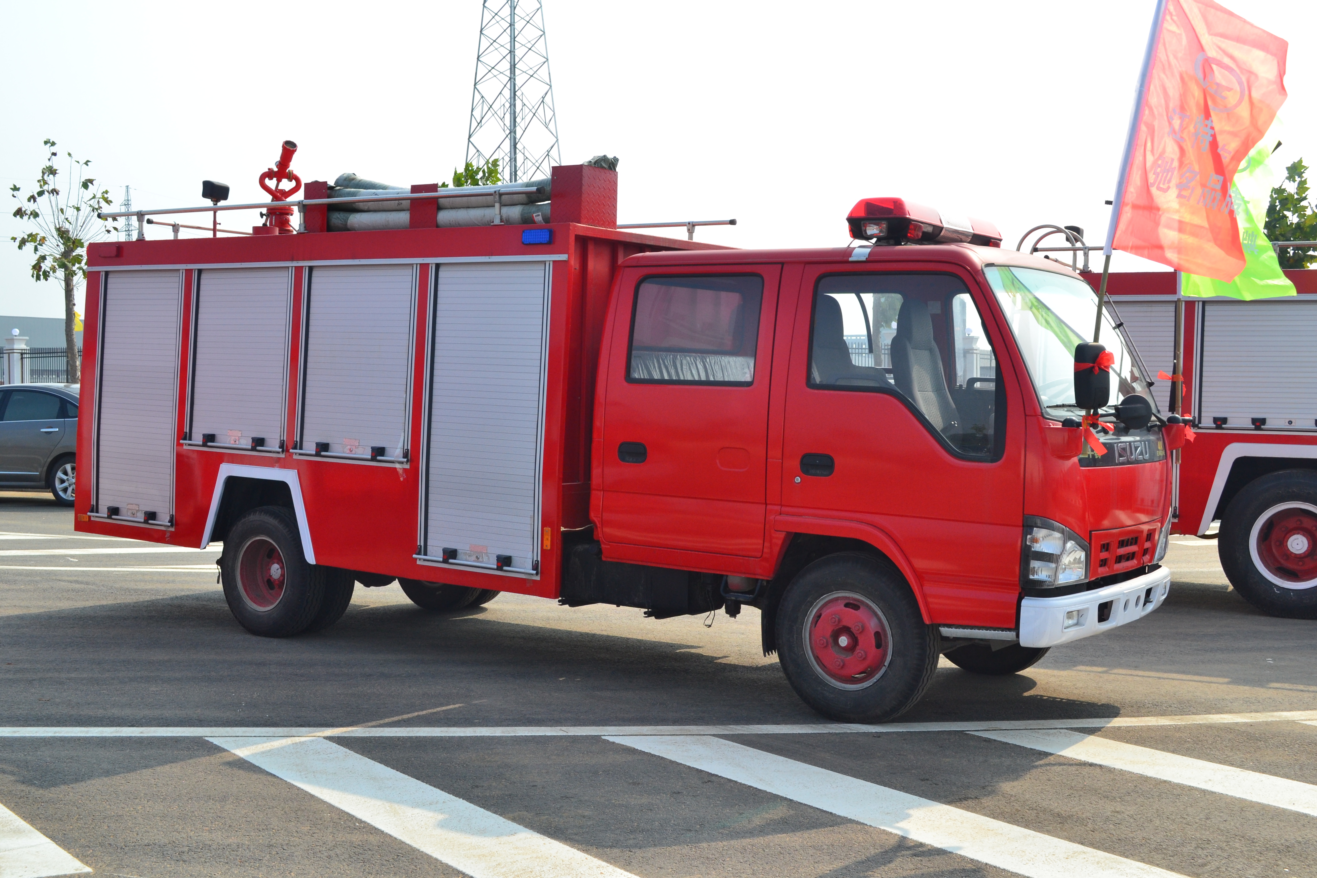 慶鈴水罐消防車（2噸）2噸慶鈴消防車現車銷售