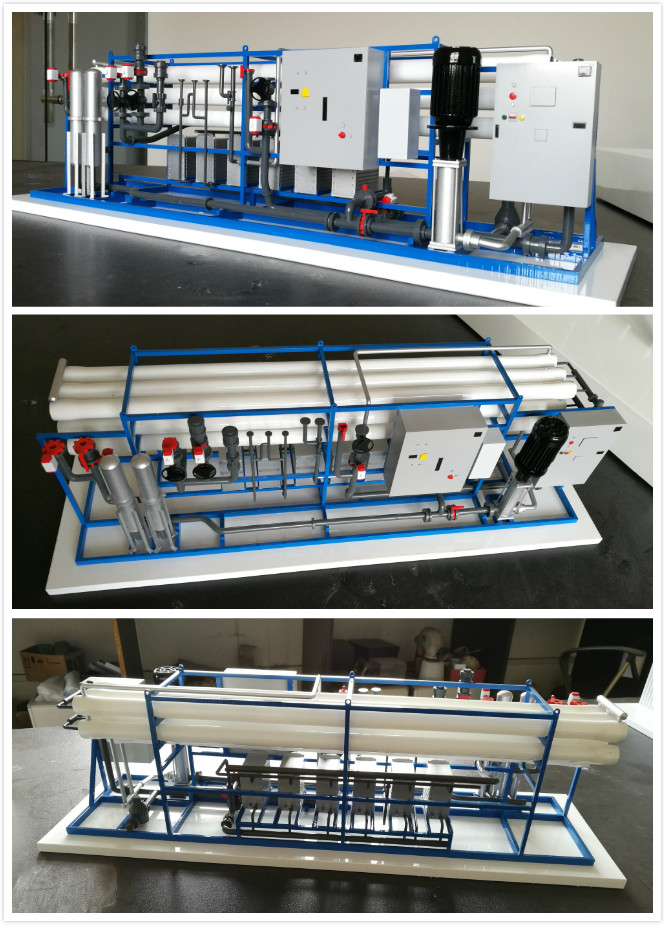 海水淡化設備模型定制反滲透水處理模型定制定做集裝箱式集裝箱式海水淡化模型