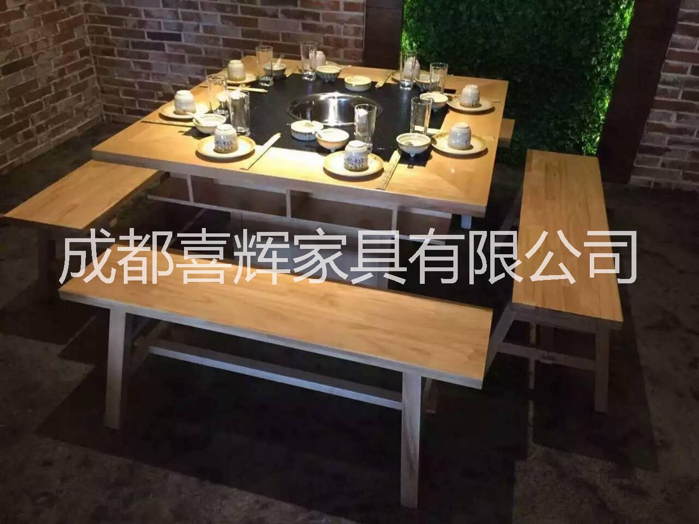 原木火鍋?zhàn)酪螐S家直銷 原木火鍋?zhàn)酪尾少?gòu)商 原木火鍋?zhàn)酪闻l(fā) 火鍋店*餐桌 原木火鍋?zhàn)酪?實(shí)木火鍋?zhàn)酪畏鹿抛雠f中式老火鍋