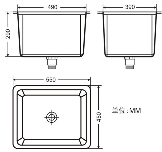 北京實(shí)驗(yàn)室pp水槽防酸堿耐腐蝕水盆化驗(yàn)室水槽通風(fēng)柜小水杯