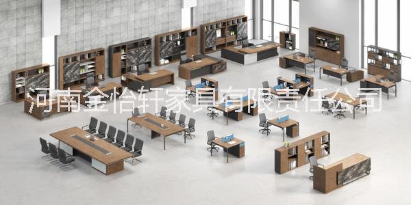 新鄉(xiāng)四人位職員辦公桌辦公家具廠家直銷