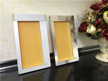 櫥柜門拉手 晶鋼門鋁型材 櫥柜門鋁材 大理石框架門 灶臺(tái)門鋁材