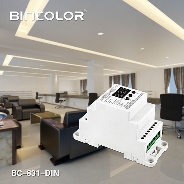 繽彩導(dǎo)軌式DMX512信號(hào)轉(zhuǎn)換器BC-831-DIN 導(dǎo)軌式DMX512恒壓信號(hào)轉(zhuǎn)換器