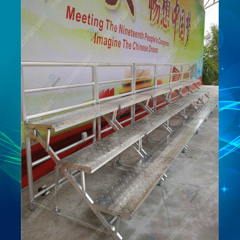 鋁合金折疊合唱臺合唱臺臺階合影架子濟南合唱臺