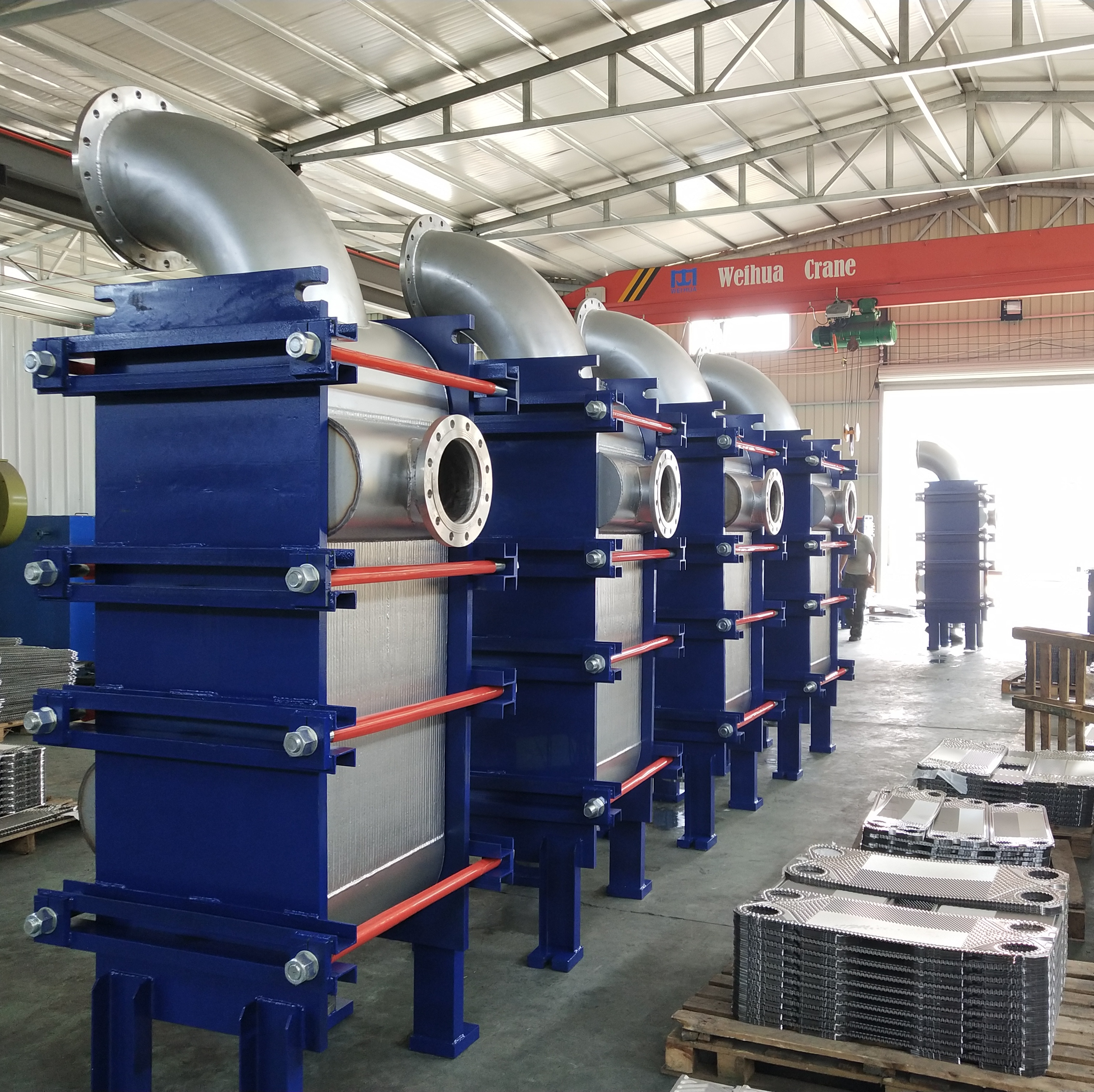 上海市全焊接板式換熱器生產(chǎn)廠(chǎng)家 焊接式換熱器 化工板式換熱器