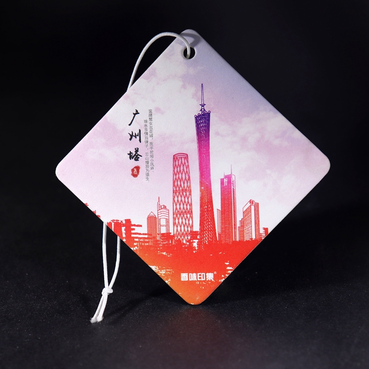香味印集廣州市紀(jì)念型地標(biāo)廣州塔汽車香水香薰車載香片