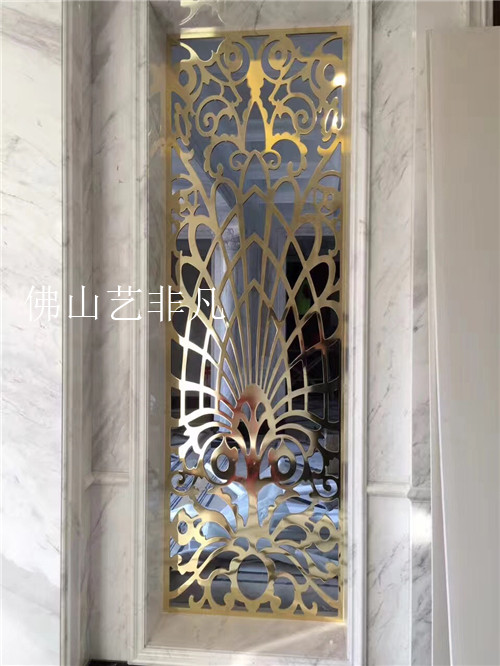 菏澤廠家精雕花鋁板鏤空雕刻鋁藝雕刻屏風隔斷不銹鋼雕刻鏤空隔斷花格