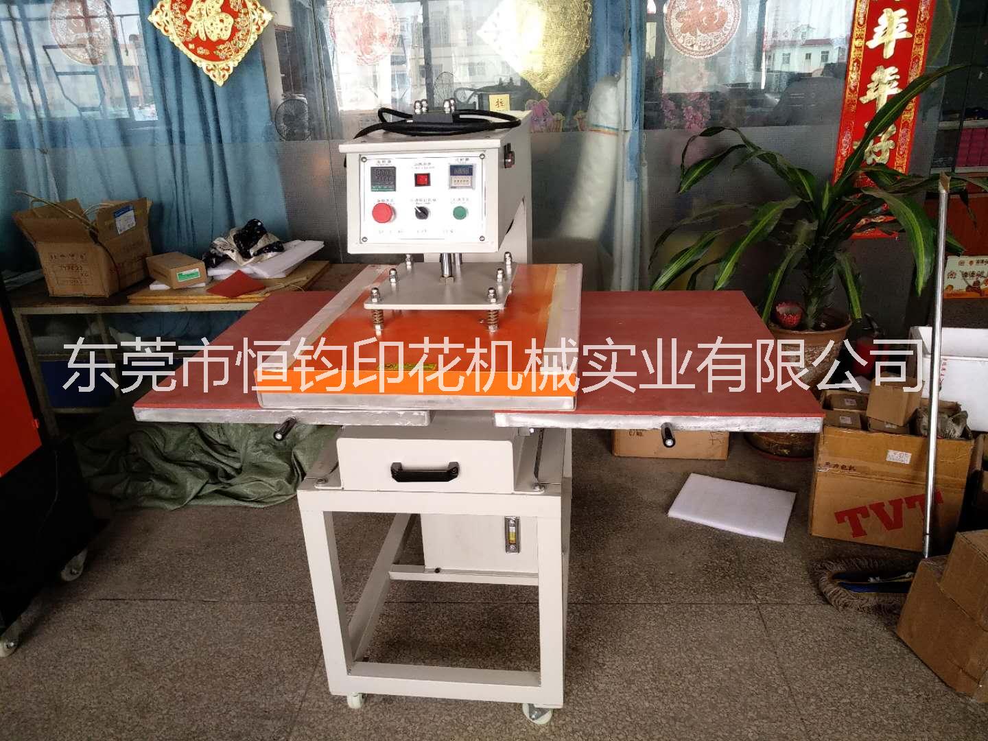 油壓雙工位燙畫機液壓60*80 燙鋁天花板 T恤熱升華轉(zhuǎn)印機器60*80