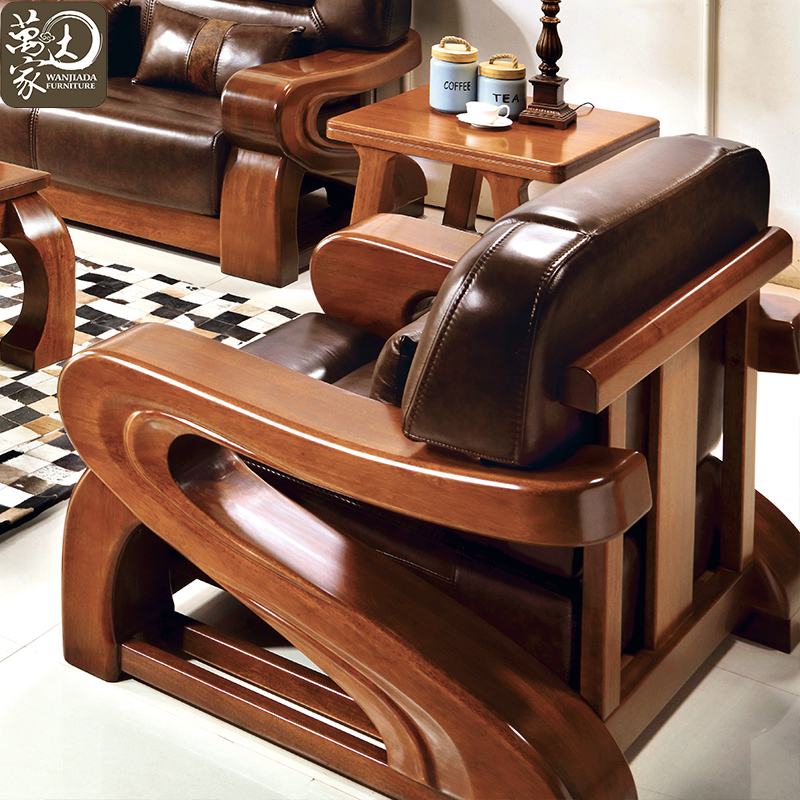 組合胡桃木組合胡桃木實(shí)木茶幾 現(xiàn)代簡約時尚