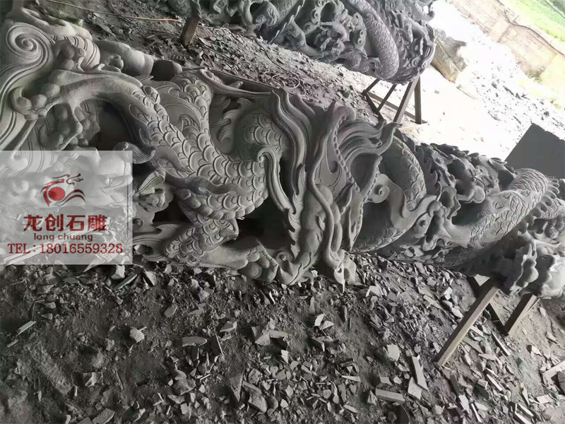 石雕龍柱批發(fā) 龍柱廠家 寺廟古建龍柱