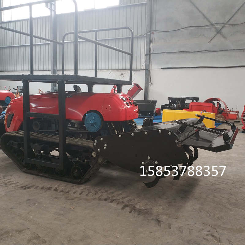 銅仁小型履帶式開溝機多功能小型施肥機操作視頻