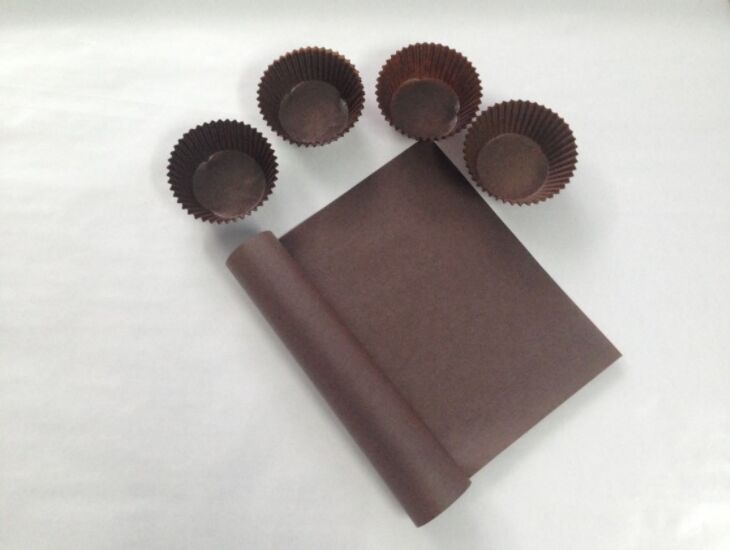 供應(yīng)咖啡色蠟光紙半透明紙