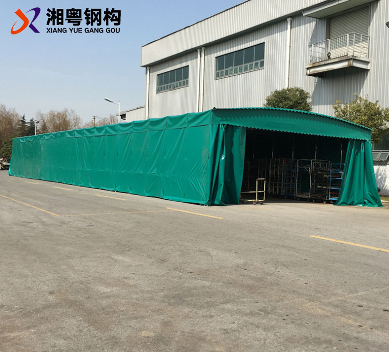 加厚鍍鋅鋼管推拉篷保用10年伸縮推拉雨篷