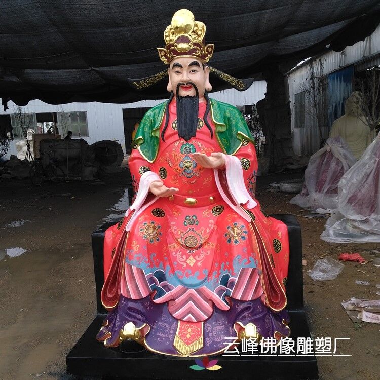 樹(shù)脂五路財(cái)神佛像廠家財(cái)神爺武財(cái)神文財(cái)神來(lái)圖來(lái)樣訂做批發(fā)