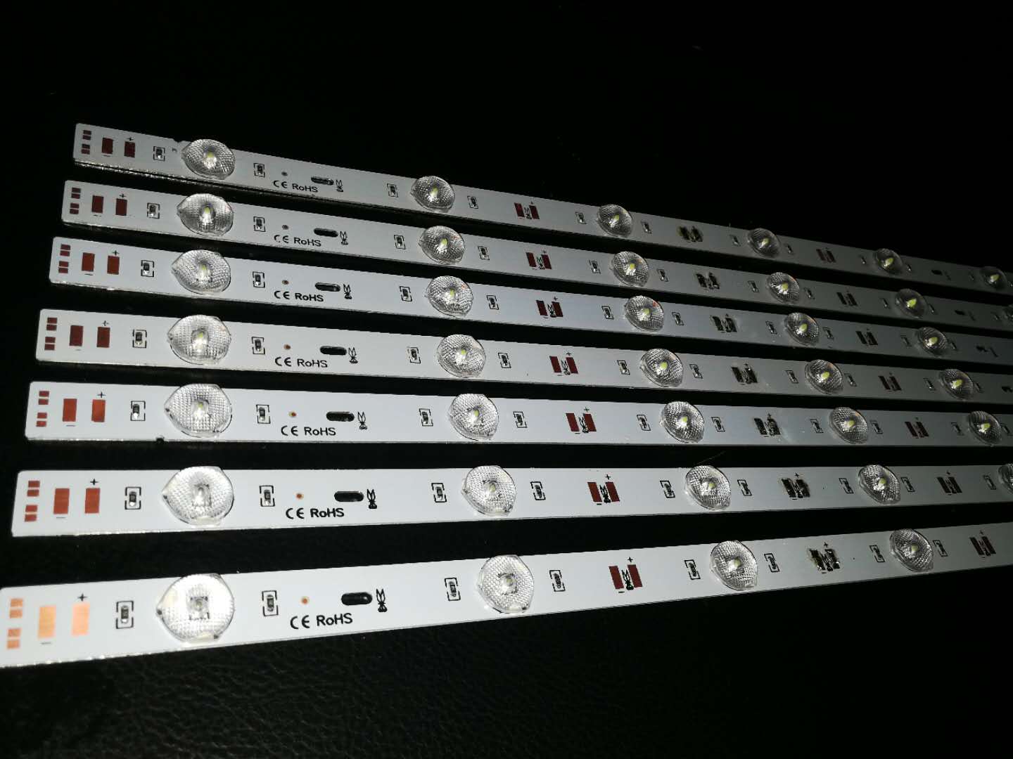 led卡布燈箱燈條3030漫反射卷簾燈帶透鏡12V光源軟膜天花