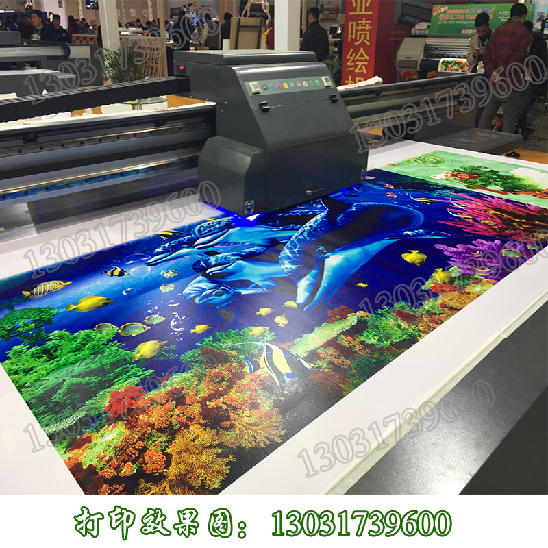 德州uv平板打印機 背景墻彩印機 3d玉石浮雕
