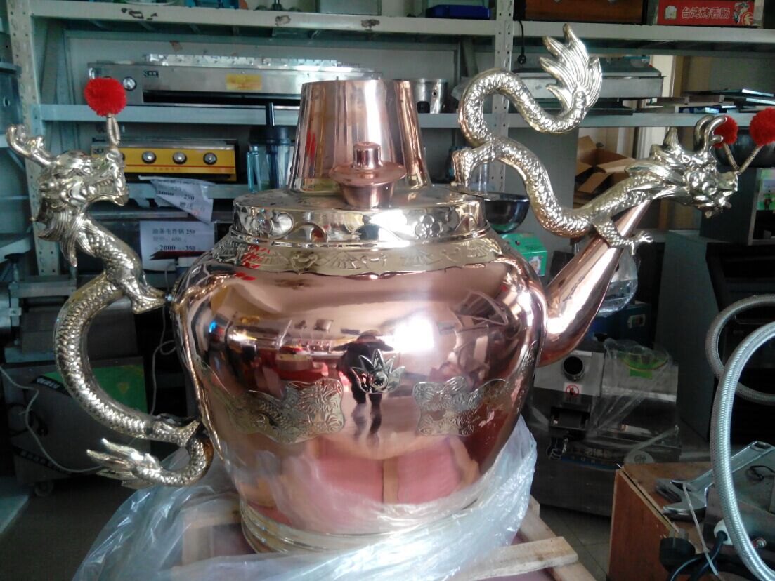 蓮子粥的制作方法 蓮子粥龍嘴大銅壺