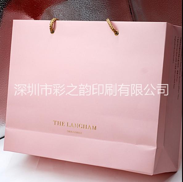 方形卡通紙袋定制 環(huán)保服裝購物紙袋 禮品包裝手提袋定做 可燙印logo