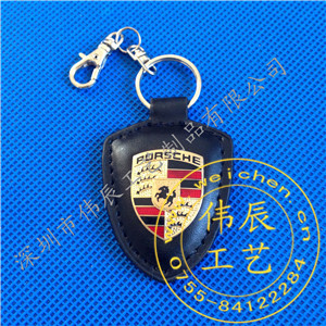 車標皮具鑰匙扣定制，五金鑰匙扣，深圳車標鑰匙扣定制廠