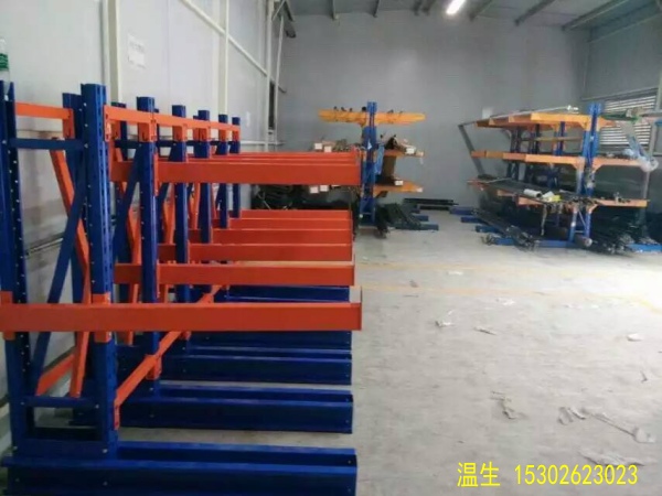 承重500kg懸臂式貨架/珠海鋼材堆放架/原材料存放貨架產(chǎn)品實(shí)物圖