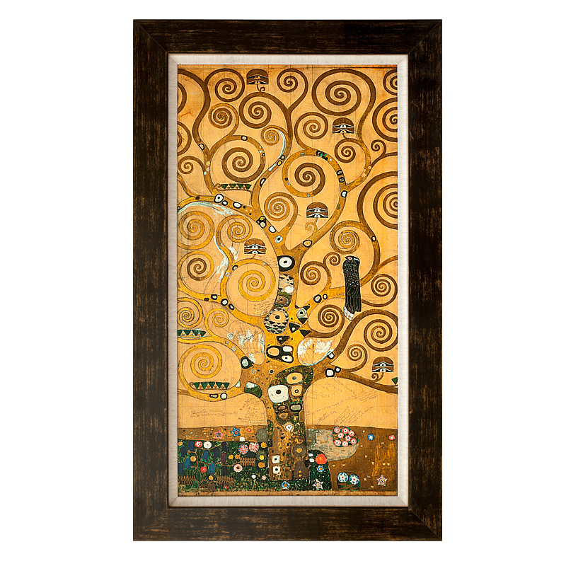 克里姆特生命之樹裝飾畫 餐廳過道玄關(guān)裝飾畫