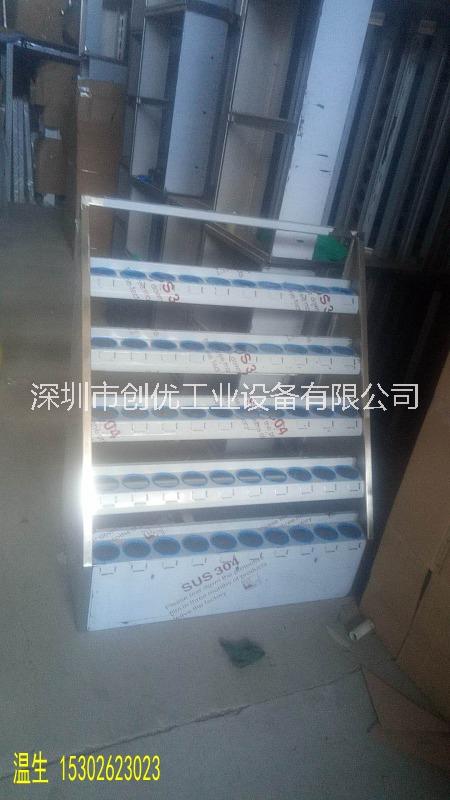 不銹鋼六層水杯擺放架/60杯位水杯集中存放架/車間職工*杯子管理架