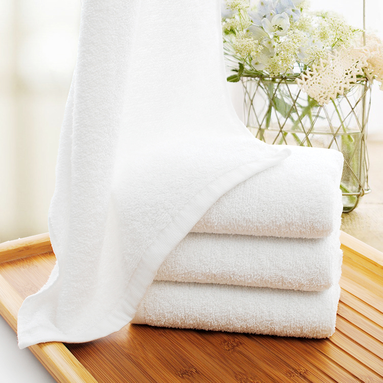 酒店賓館一次性毛巾單紗毛巾白毛巾純棉毛巾
