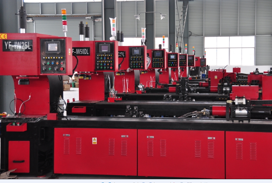 護(hù)欄商超貨架管材自動(dòng)沖孔機(jī)永豐YF-IW50DL(80DL)