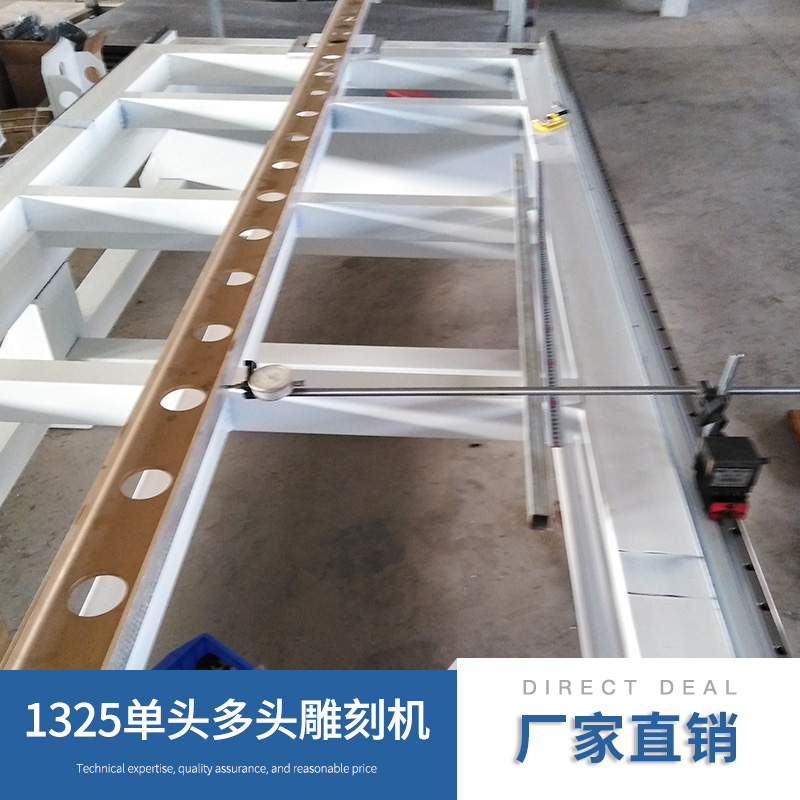 石家莊木工雕刻機供貨商，三工序衣柜櫥柜門板雕刻機，原木門板雕花開料開槽