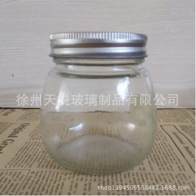 玻璃瓶生產(chǎn)廠家（定制）批發(fā)供應500ml罐頭瓶玻璃瓶量大從優(yōu) 罐頭瓶廠家定做 江蘇罐頭瓶廠家定做