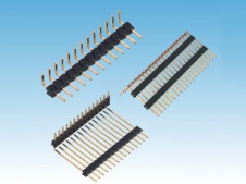 排針連接器 廠家直銷 2.54排針 2*40P雙排彎針 90度 間距2.54mm 中尚精密電子