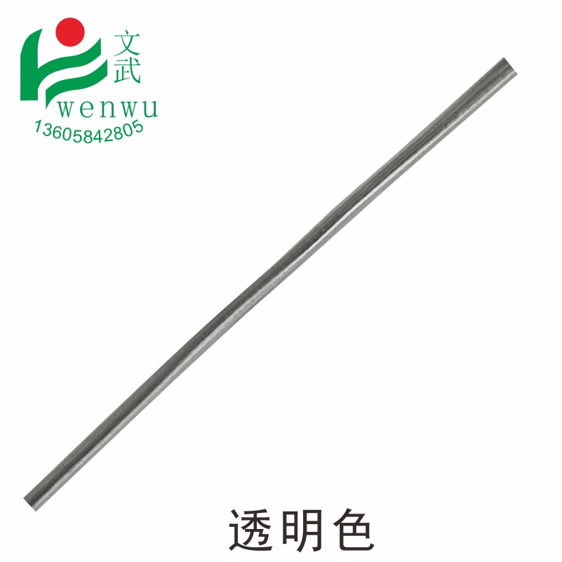 v透明綁線扎線 透明葡萄扎線 pvc圓扎線環(huán)保包膠鐵線絲線包皮鐵絲