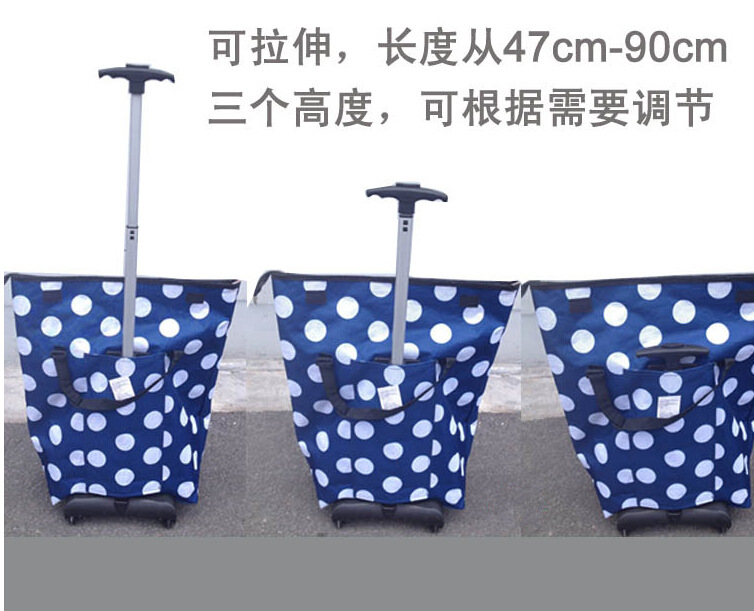 拉桿車超市購物車買菜車可印LOGO購物車