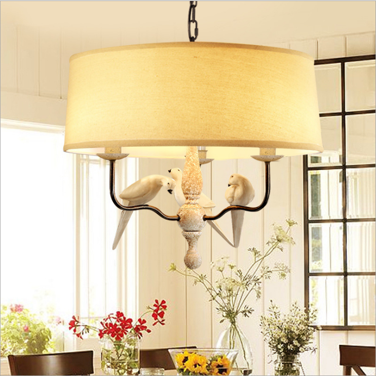 深圳歐式田園風(fēng)格燈飾 深圳批發(fā)美式小鳥吊燈 深圳臥室燈具廠家 深圳客廳餐廳燈飾燈具