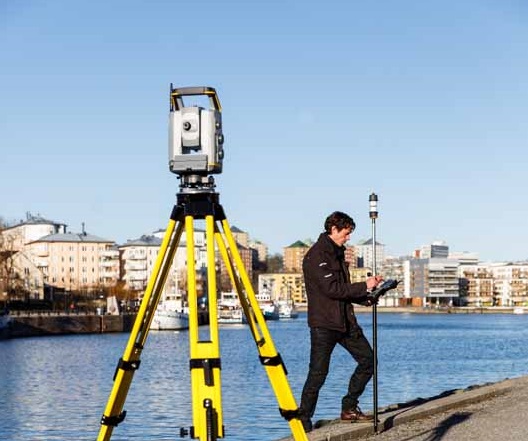 天寶 S7高精度全站儀 大地測量 樓層放線、樓層高度測量 天寶 S7全站儀