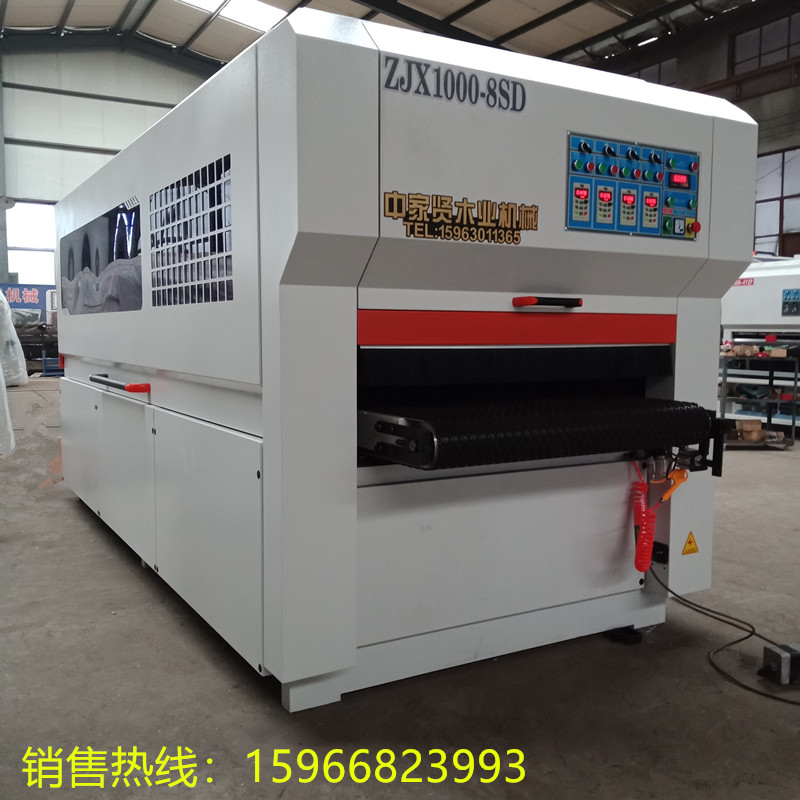上浮式砂光機 生產(chǎn)連線砂光機 白茬底漆一條線 臺面不動異形打磨機 8輥異型拋光機