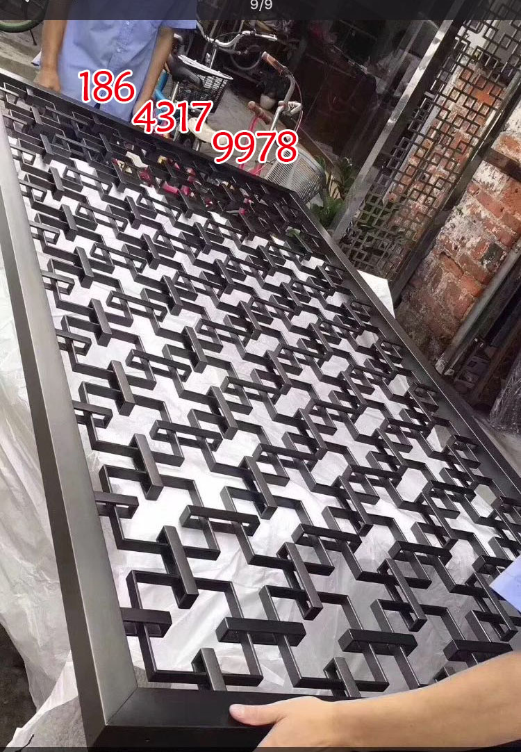 長春不銹鋼玫瑰金屏風護欄圖片屏風 長春不銹鋼玫瑰金屏風圖片護欄屏風