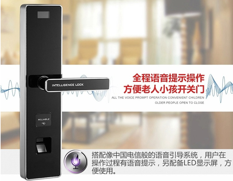 公寓指紋密碼鎖 新款指紋密碼鎖 家用指紋密碼鎖防盜門