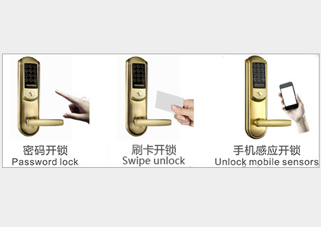 酒店手機智能鎖 藍牙無線聯(lián)網(wǎng)WIFI智能鎖 出租屋智能鎖