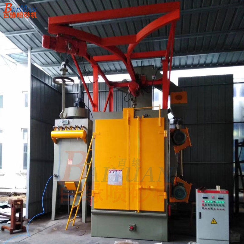 浙江拋丸機廠家BYQ-372吊鉤式拋丸機 掛式噴砂機定制