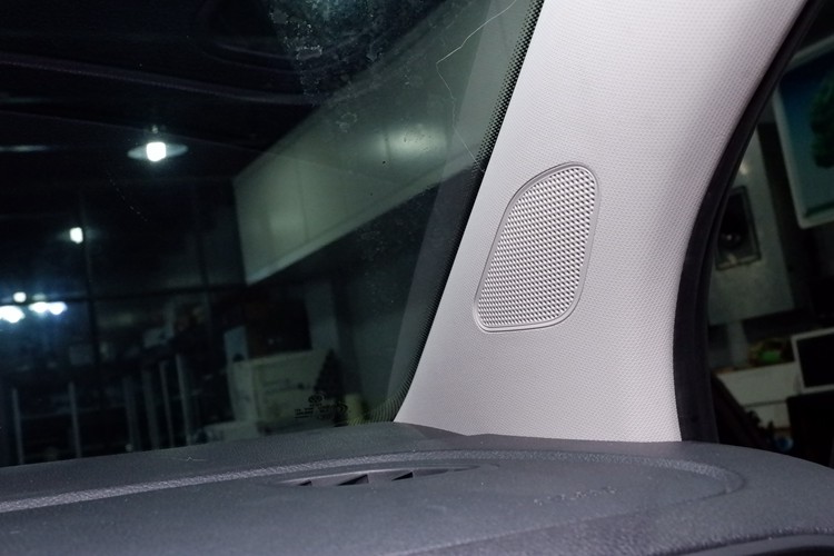 大眾polo升級(jí)芬朗汽車音響歌航A3 DSD云主機(jī)MBQ超低音備胎炮漳州立佳汽車音響