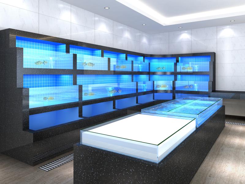 了解杭州玻璃海鮮魚缸的容量